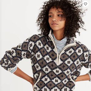 Madewell Half-Zip Popover Sweater